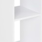 vidaXL Mesa alta de bar blanco y roble Sonoma 60x60x110 cm