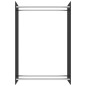 vidaXL Leñero de vidrio negro 80x35x120 cm vidaXL Leñero de vidrio negro 80x35x120 cm