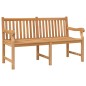 vidaXL Banco de jardín de madera maciza de teca 150 cm vidaXL Banco de jardín de madera maciza de teca 150 cm