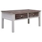 vidaXL Mesa de centro de madera marrón 100x50x45 cm vidaXL Mesa de centro de madera marrón 100x50x45 cm