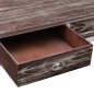 vidaXL Mesa de centro de madera marrón 100x50x45 cm vidaXL Mesa de centro de madera marrón 100x50x45 cm