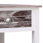 vidaXL Mesa de centro de madera marrón 100x50x45 cm vidaXL Mesa de centro de madera marrón 100x50x45 cm
