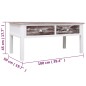 vidaXL Mesa de centro de madera marrón 100x50x45 cm vidaXL Mesa de centro de madera marrón 100x50x45 cm