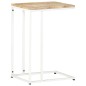 vidaXL Mesa auxiliar de madera maciza de mango 35x45x65 cm