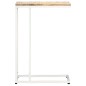 vidaXL Mesa auxiliar de madera maciza de mango 35x45x65 cm