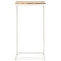 vidaXL Mesa auxiliar de madera maciza de mango 35x45x65 cm