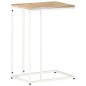 vidaXL Mesa auxiliar de madera maciza de mango 35x45x65 cm