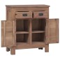 vidaXL Aparador de madera maciza de mango 65x30x75 cm