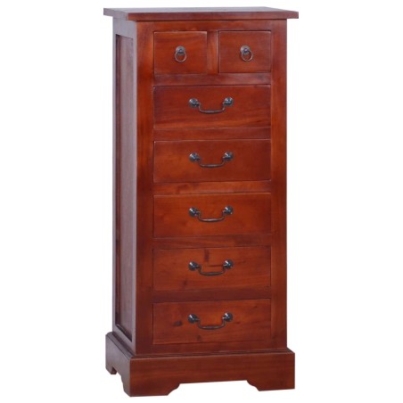 vidaXL Cajonera clásica madera de caoba maciza marrón 45x35x100 cm 