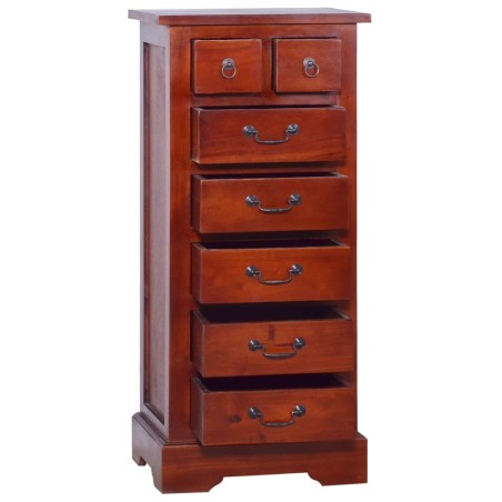 vidaXL Cajonera clásica madera de caoba maciza marrón 45x35x100 cm 