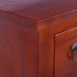 vidaXL Cajonera clásica madera de caoba maciza marrón 45x35x100 cm vidaXL Cajonera clásica madera de caoba maciza marrón 45x35x100 cm