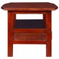 vidaXL Mesa de centro clásica madera maciza caoba marrón 90x50x40 cm vidaXL Mesa de centro clásica madera maciza caoba marrón 90x50x40 cm