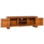 vidaXL Mueble para TV madera maciza de teca 110x30x40 cm 