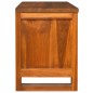 vidaXL Mueble para TV madera maciza de teca 110x30x40 cm 