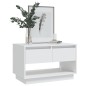 vidaXL Mueble para TV madera contrachapada blanco 70x41x44 cm