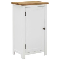 vidaXL Aparador de madera de roble maciza 45x32x85 cm