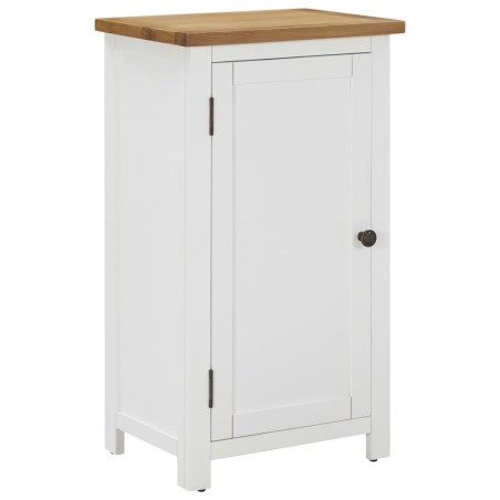 vidaXL Aparador de madera de roble maciza 45x32x85 cm