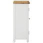 vidaXL Aparador de madera de roble maciza 45x32x85 cm vidaXL Aparador de madera de roble maciza 45x32x85 cm