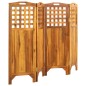 vidaXL Biombo de 4 paneles madera maciza de acacia 161x2x120 cm vidaXL Biombo de 4 paneles madera maciza de acacia 161x2x120 cm