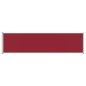 vidaXL Toldo lateral retráctil para patio rojo 600x160 cm vidaXL Toldo lateral retráctil para patio rojo 600x160 cm