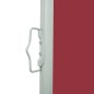 vidaXL Toldo lateral retráctil para patio rojo 600x160 cm vidaXL Toldo lateral retráctil para patio rojo 600x160 cm
