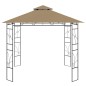 vidaXL Cenador gris taupé 3x3x2,7 m 160 g/m² vidaXL Cenador gris taupé 3x3x2,7 m 160 g/m²