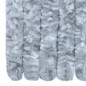vidaXL Cortina mosquitera blanco y gris chenilla 56x200 cm vidaXL Cortina mosquitera blanco y gris chenilla 56x200 cm