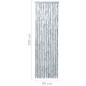 vidaXL Cortina mosquitera blanco y gris chenilla 56x200 cm vidaXL Cortina mosquitera blanco y gris chenilla 56x200 cm