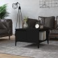 vidaXL Mesa de centro madera contrachapada negro 55x55x36,5 cm vidaXL Mesa de centro madera contrachapada negro 55x55x36,5 cm