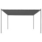 vidaXL Cenador con tejado inclinado antracita 180 g/㎡ 400x400x270 cm vidaXL Cenador con tejado inclinado antracita 180 g/㎡ 400x400x270 cm