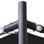 vidaXL Cenador con tejado inclinado antracita 180 g/㎡ 400x400x270 cm vidaXL Cenador con tejado inclinado antracita 180 g/㎡ 400x400x270 cm