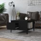 vidaXL Mesa de centro madera contrachapada negro 55x55x36,5 cm vidaXL Mesa de centro madera contrachapada negro 55x55x36,5 cm