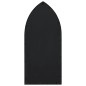 vidaXL Espejo de jardín negro hierro para exterior 100x45 cm