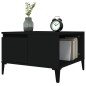 vidaXL Mesa de centro madera contrachapada negro 55x55x36,5 cm vidaXL Mesa de centro madera contrachapada negro 55x55x36,5 cm