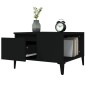 vidaXL Mesa de centro madera contrachapada negro 55x55x36,5 cm vidaXL Mesa de centro madera contrachapada negro 55x55x36,5 cm
