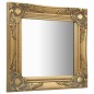 vidaXL Espejo de pared estilo barroco dorado 40x40 cm vidaXL Espejo de pared estilo barroco dorado 40x40 cm