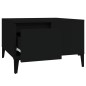 vidaXL Mesa de centro madera contrachapada negro 55x55x36,5 cm vidaXL Mesa de centro madera contrachapada negro 55x55x36,5 cm