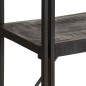 vidaXL Estantería de 5 niveles madera maciza mango negro 140x30x180 cm vidaXL Estantería de 5 niveles madera maciza mango negro 140x30x180 cm