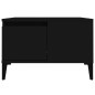 vidaXL Mesa de centro madera contrachapada negro 55x55x36,5 cm vidaXL Mesa de centro madera contrachapada negro 55x55x36,5 cm