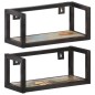 vidaXL Estantes de pared 2 unidades 40 cm madera maciza reciclada vidaXL Estantes de pared 2 unidades 40 cm madera maciza reciclada