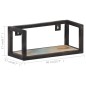 vidaXL Estantes de pared 2 unidades 40 cm madera maciza reciclada vidaXL Estantes de pared 2 unidades 40 cm madera maciza reciclada