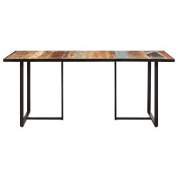 vidaXL Mesa de comedor de madera maciza reciclada 180 cm