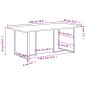 vidaXL Mesa de comedor de madera maciza reciclada 180 cm vidaXL Mesa de comedor de madera maciza reciclada 180 cm