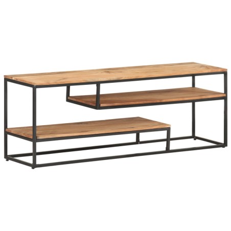 vidaXL Mueble para TV de madera maciza de acacia 130x30x45 cm