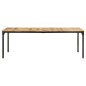 vidaXL Mesa de comedor madera de mango rugosa 220x100x76 cm vidaXL Mesa de comedor madera de mango rugosa 220x100x76 cm