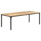 vidaXL Mesa de comedor madera de mango rugosa 220x100x76 cm vidaXL Mesa de comedor madera de mango rugosa 220x100x76 cm