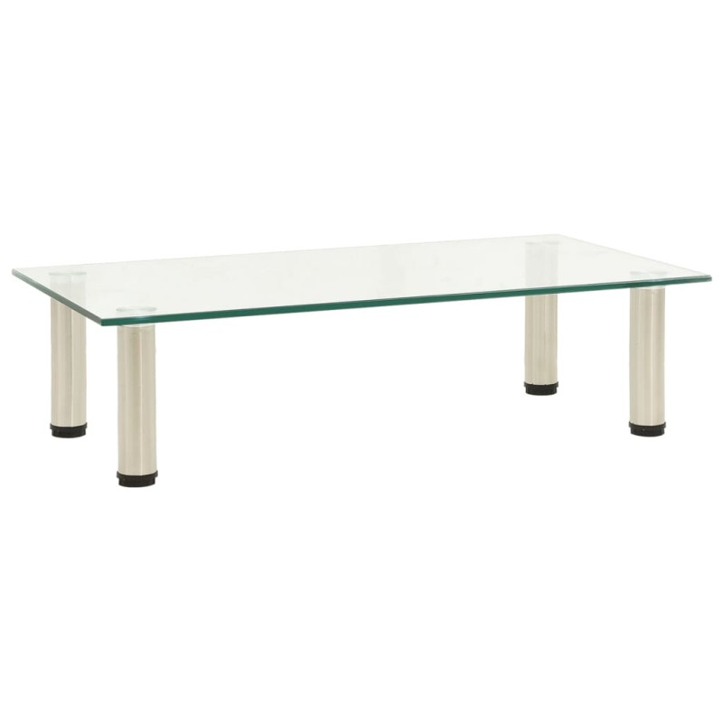 vidaXL Mueble para TV de vidrio templado transparente 60x35x17 cm vidaXL Mueble para TV de vidrio templado transparente 60x35x17 cm