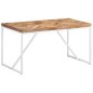 vidaXL Mesa de comedor de madera maciza de mango y acacia 140x70x76 cm vidaXL Mesa de comedor de madera maciza de mango y acacia 140x70x76 cm
