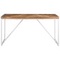 vidaXL Mesa de comedor de madera maciza de mango y acacia 140x70x76 cm vidaXL Mesa de comedor de madera maciza de mango y acacia 140x70x76 cm