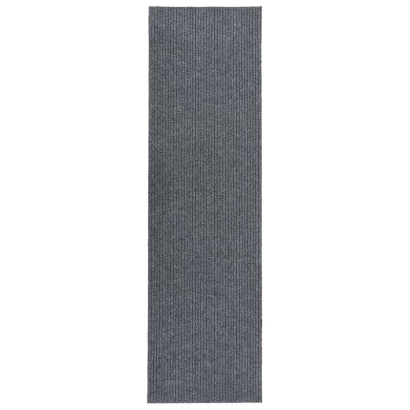vidaXL Alfombra de pasillo atrapa suciedad 100x400 cm gris